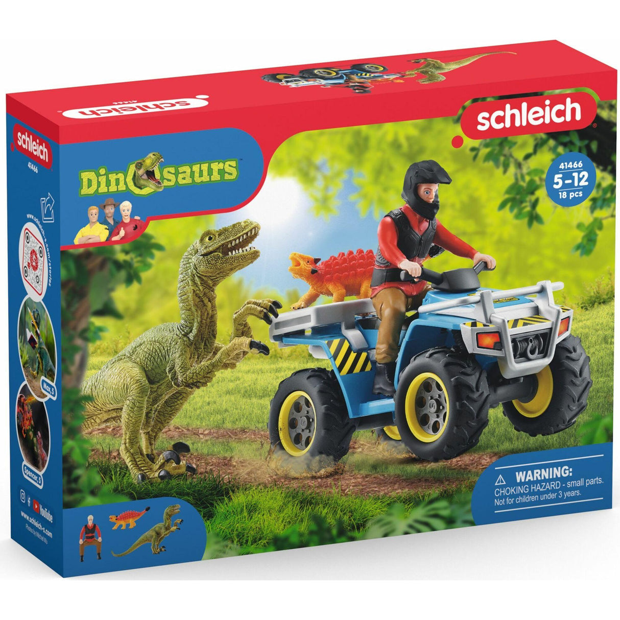 Schleich Quad escape from Velociraptor