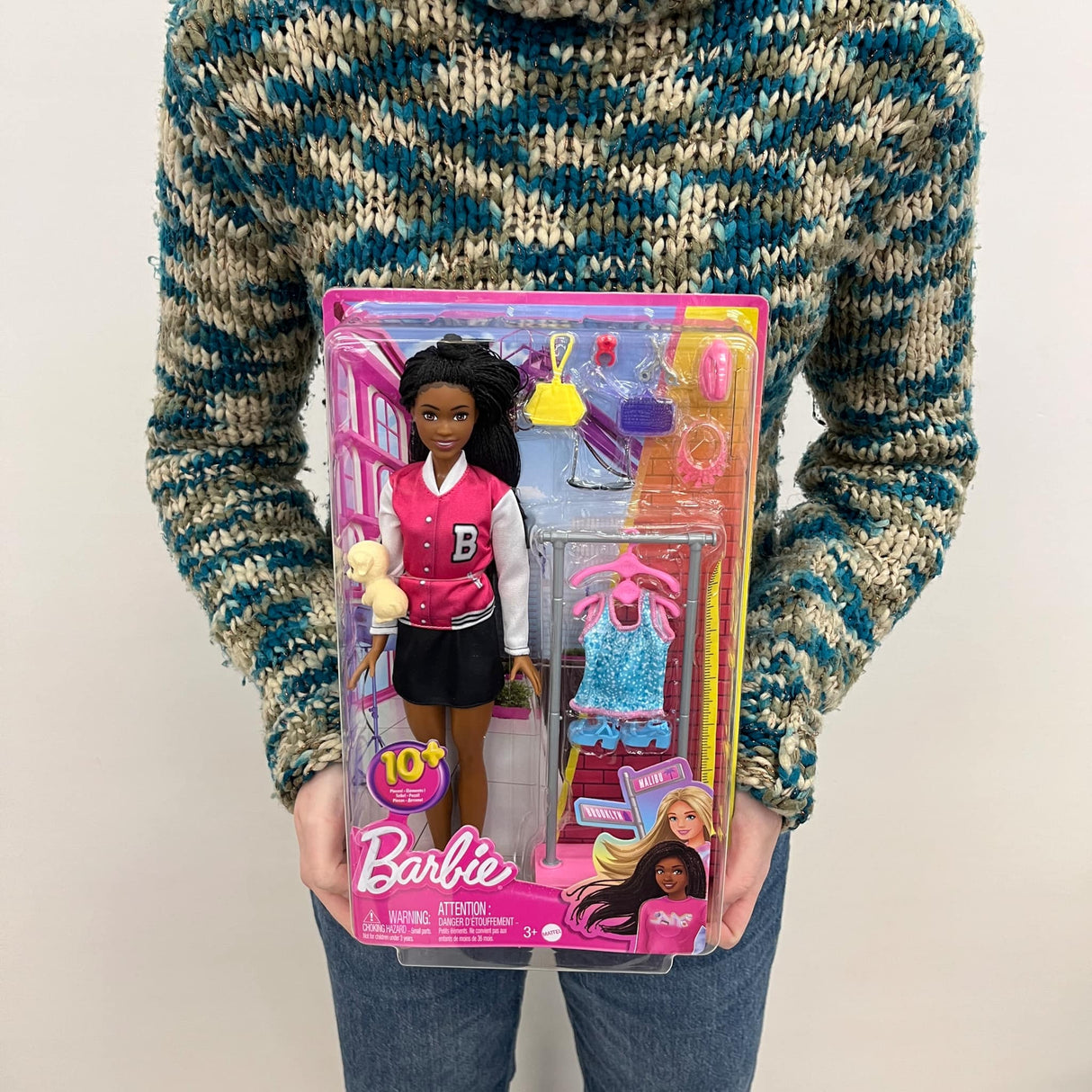 BARBIE BROOKLYN STYLIST SÆT DUKKE + TILBEHØR