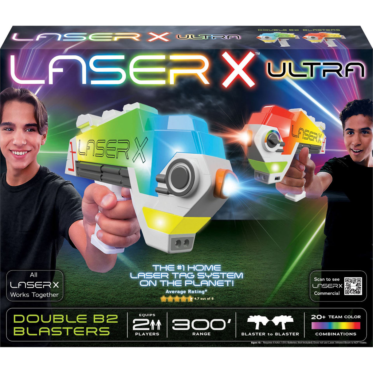 Laser X Ultra Laser blastersæt (2 stk)