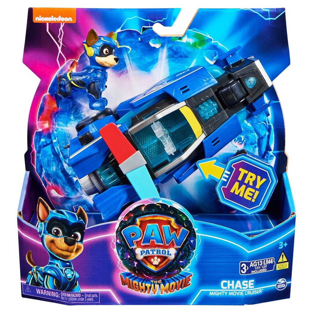 Paw patrol Chase med lys og lyd incl figur