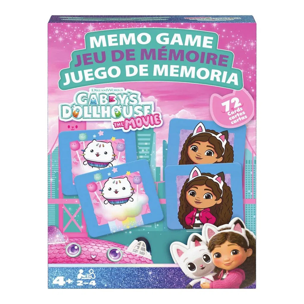 Gabbys dukkehus vendespil med 72 brikker