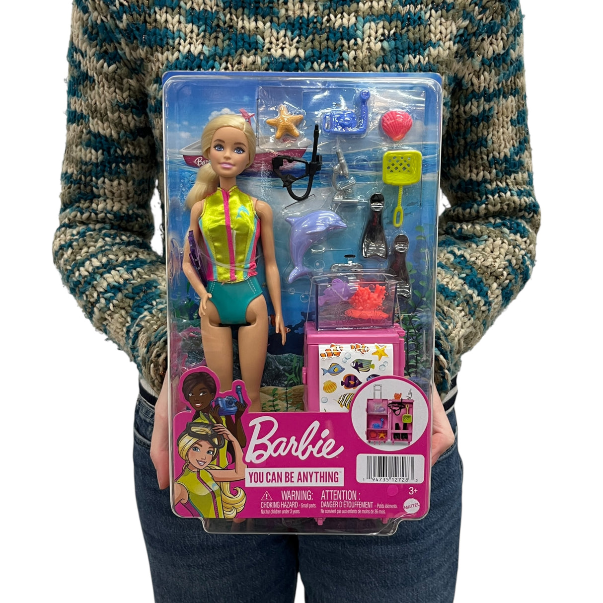Barbie Dukkesæt - Marine Biologist