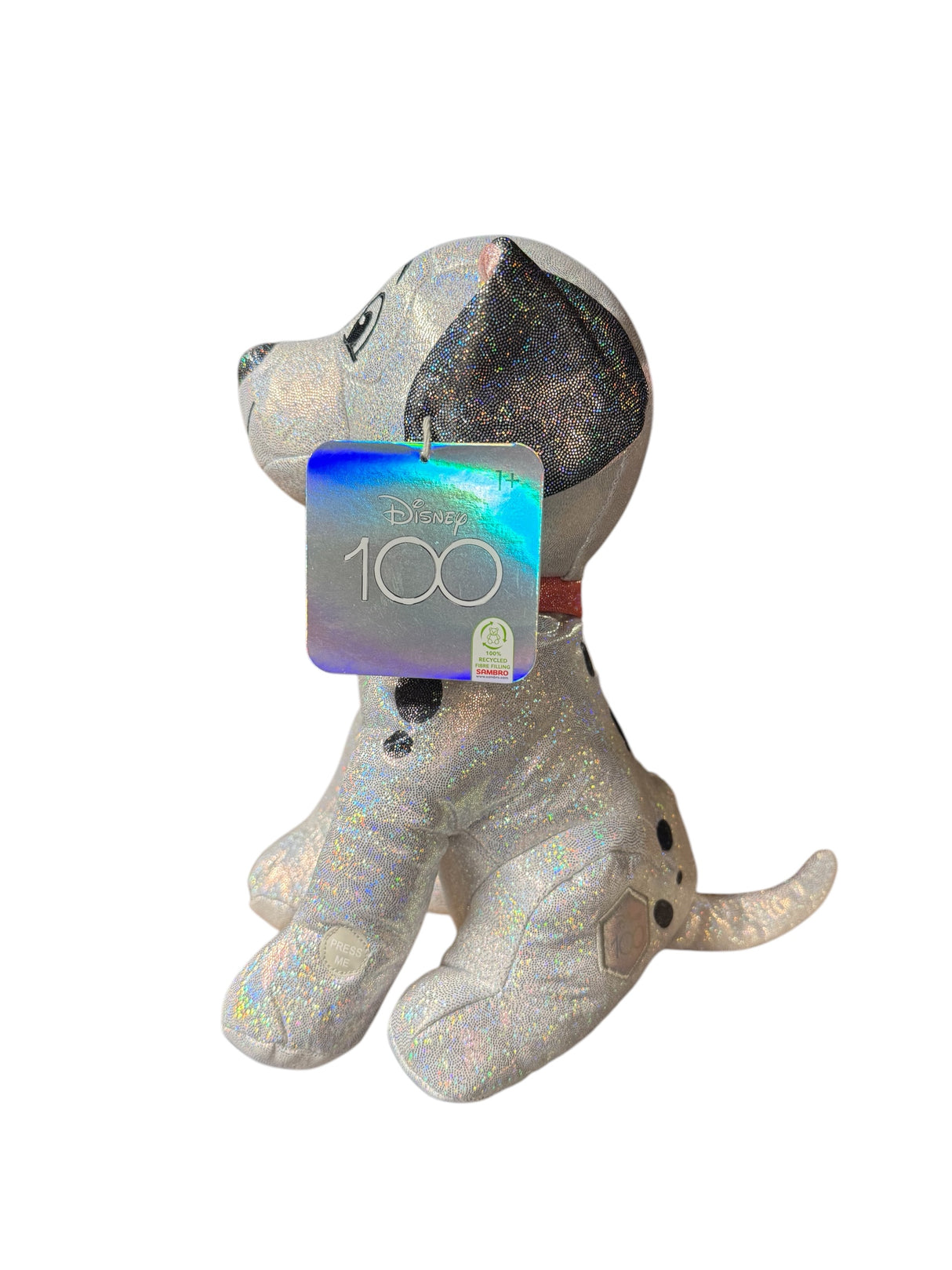 Disney 100 jubilæum - 101 dalmatiner bamse med lyd