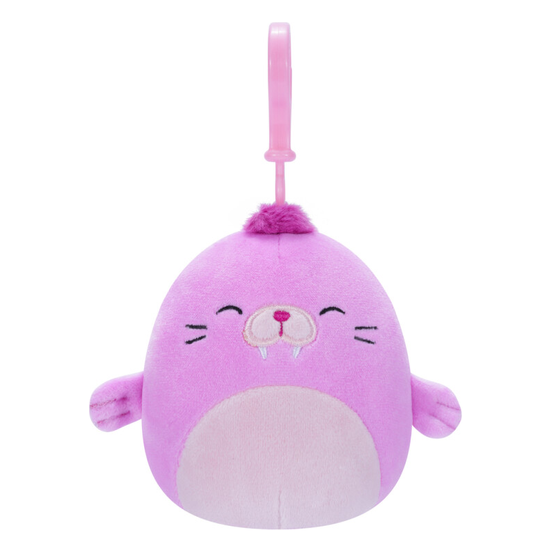 Squishmallows 9 cm nøglering "Pepper the pink Walrus"