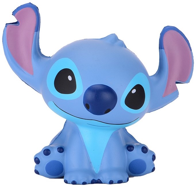 Stitch squishy (15x20 cm incl emballage) leveres assorteret.