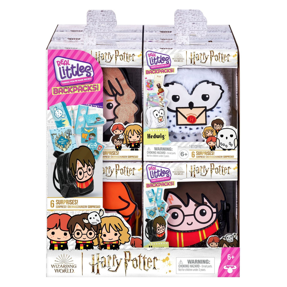 Real Littles Harry Potter rygsæk (6 overraskelser i rygsækken) leveres assorteret