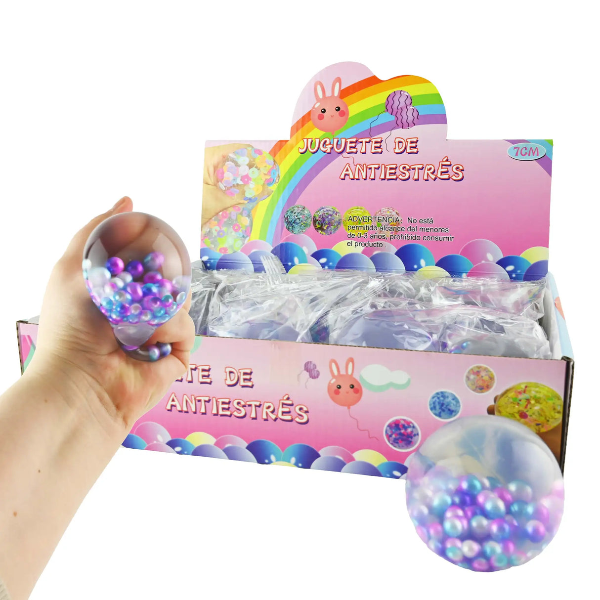 Squishy Ball sticky med perler