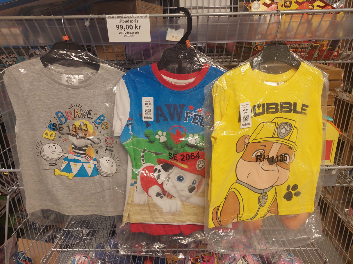 Paw patrol tøjpakke str 5 år