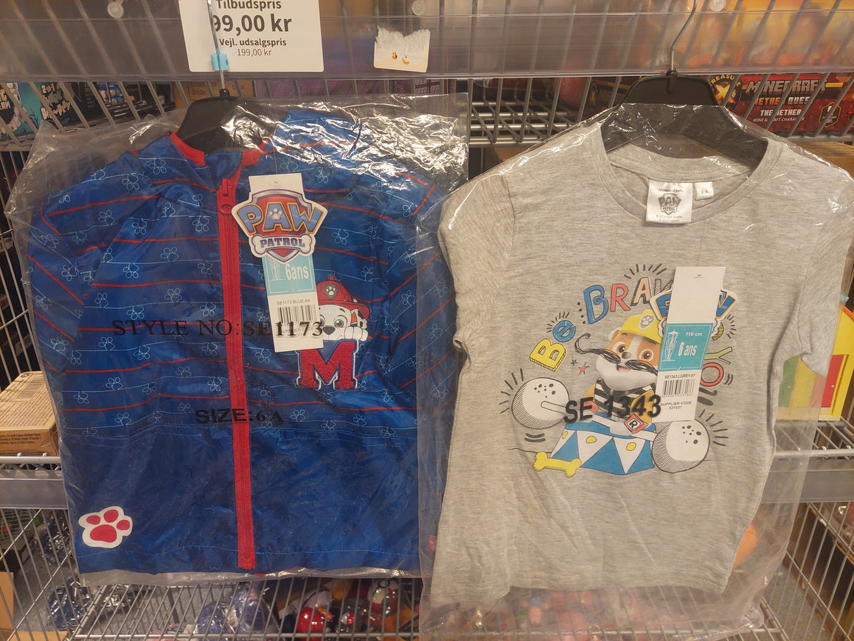 Paw patrol tøj pakke str 6 år