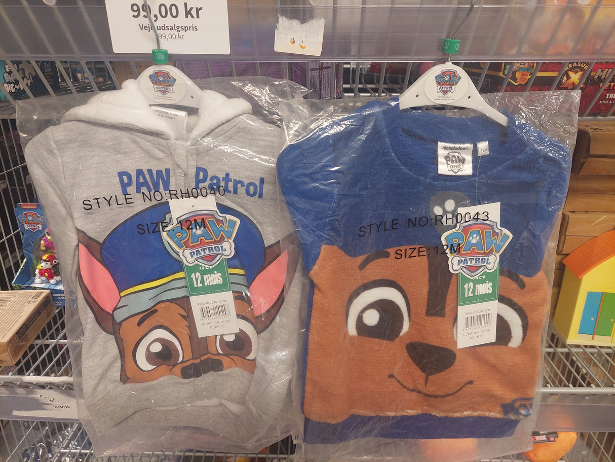 Paw patrol tøj pakke str 12 måneder