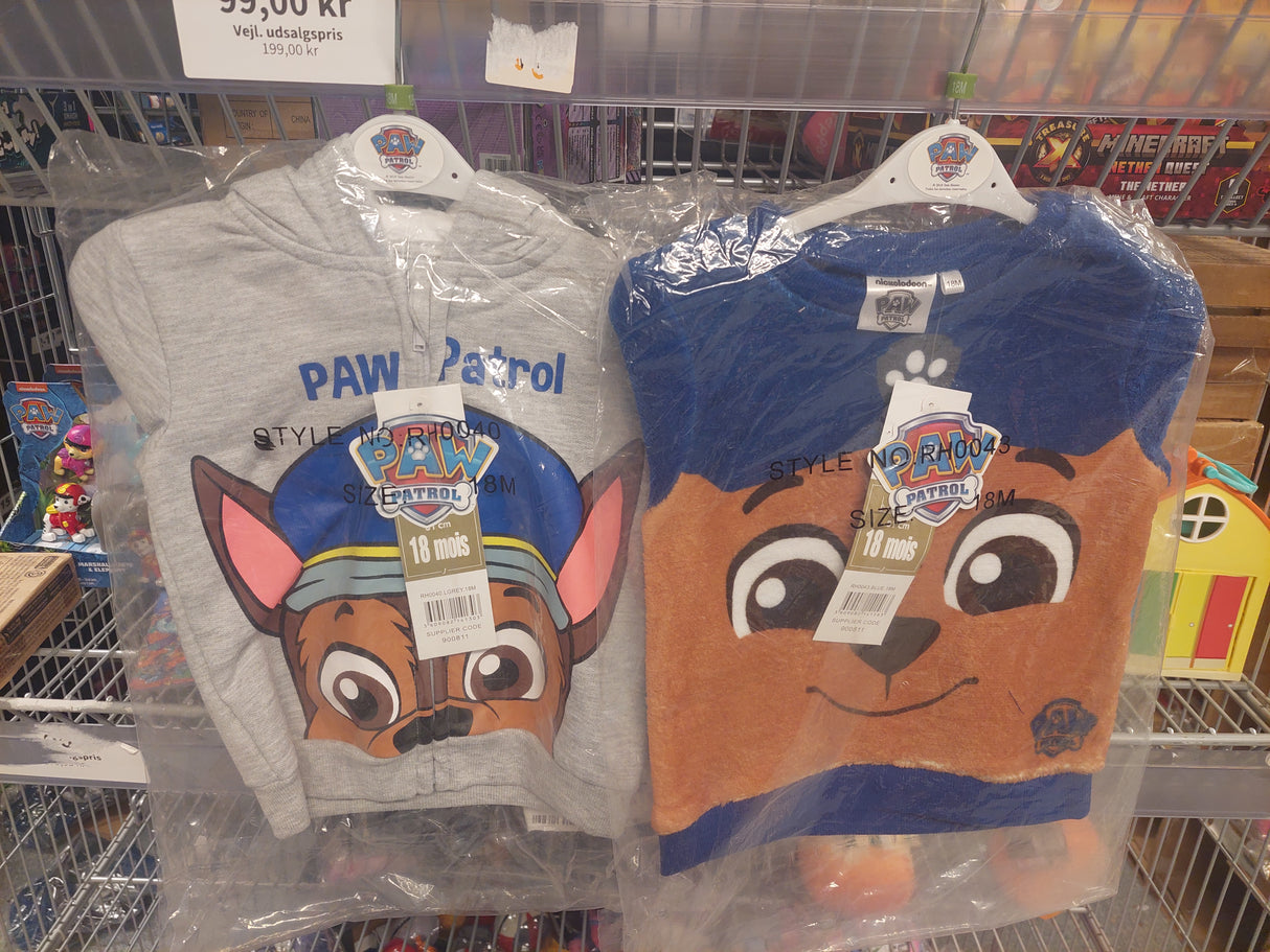 Paw patrol tøj pakke str 18 måneder