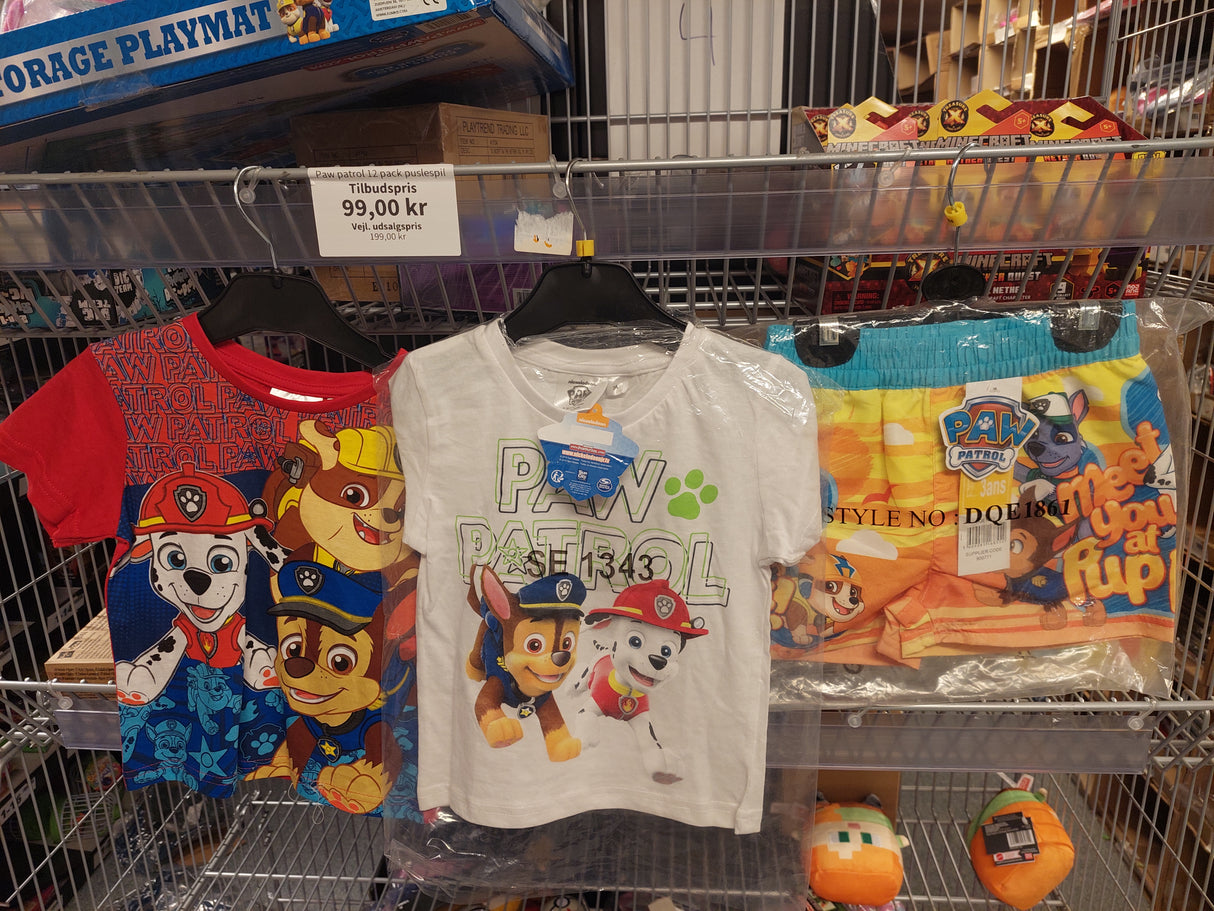 Paw patrol tøjpakke str 3 år