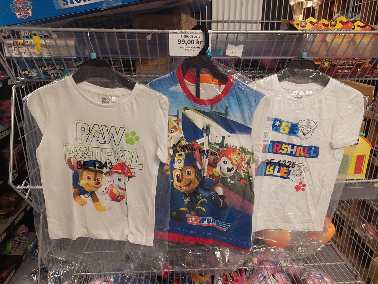 Paw patrol tøjpakke str 6 år