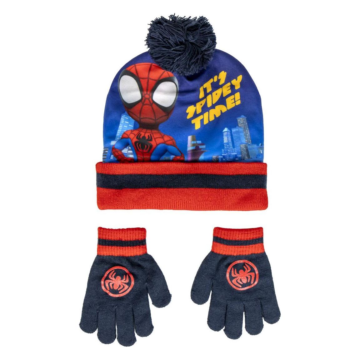 Spiderman - Hue og Vante Sæt