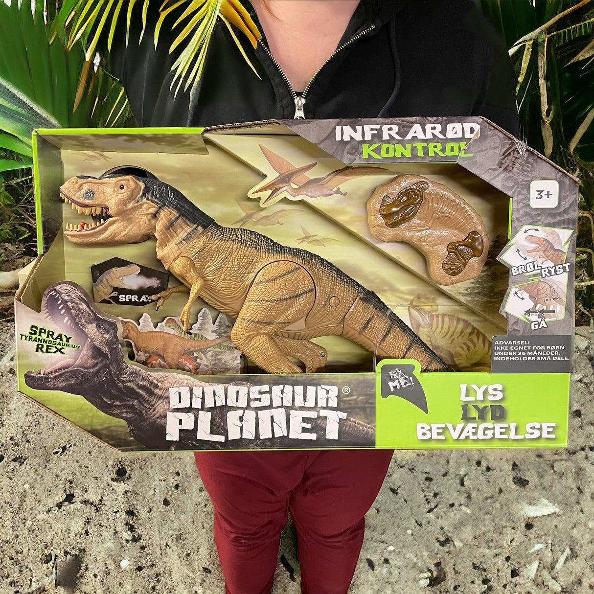 Fjernbetjent kæmpe dinosaur