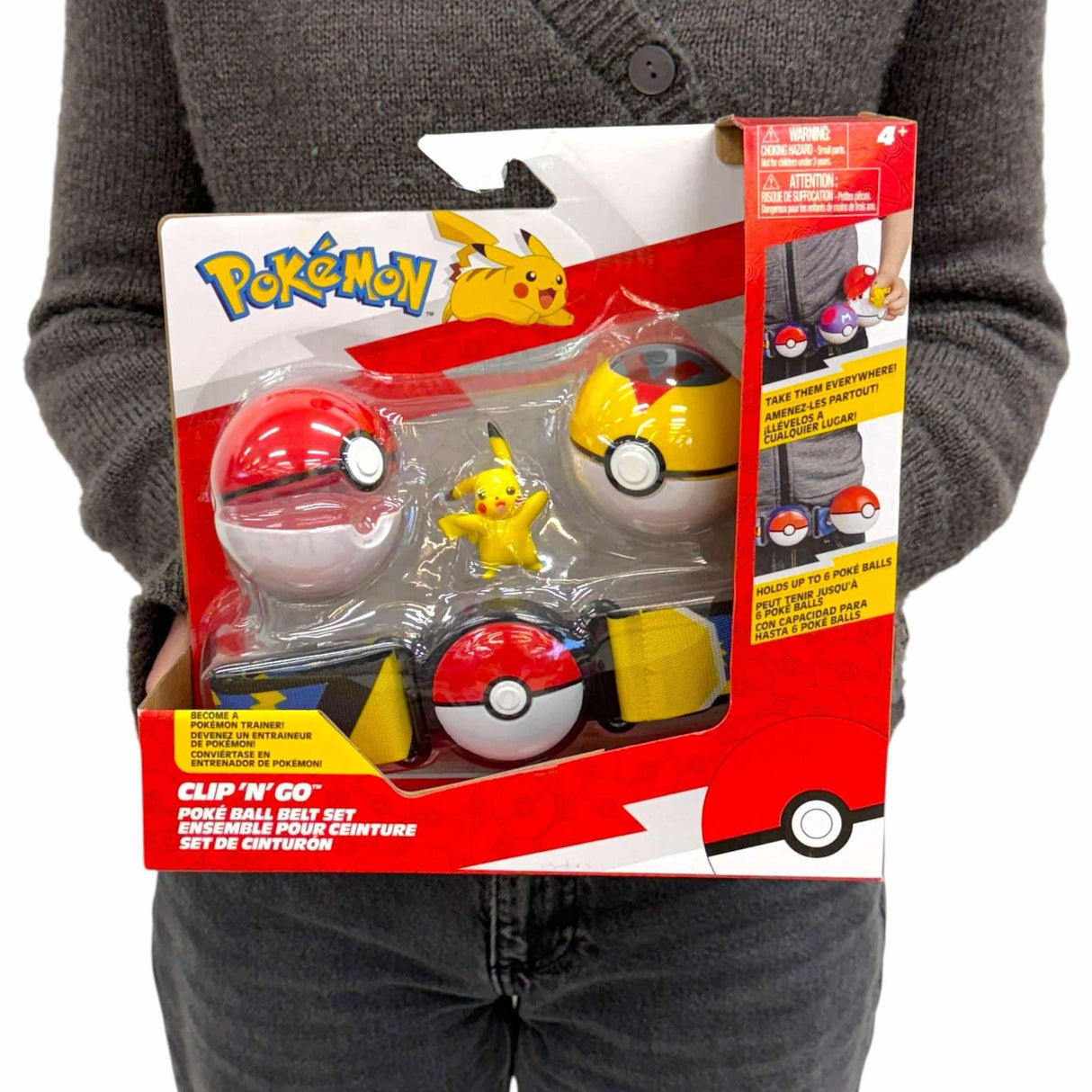 POKEMON CLIP N GO POKEBALL SET + FIGUR (leveres assorteret)