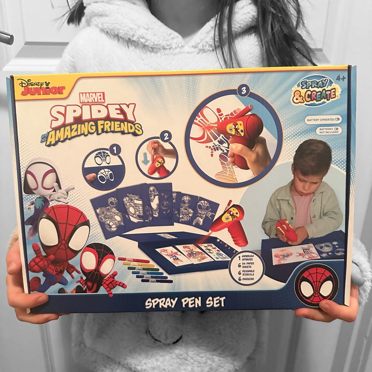 Spidey & Friends spray and paint legesæt