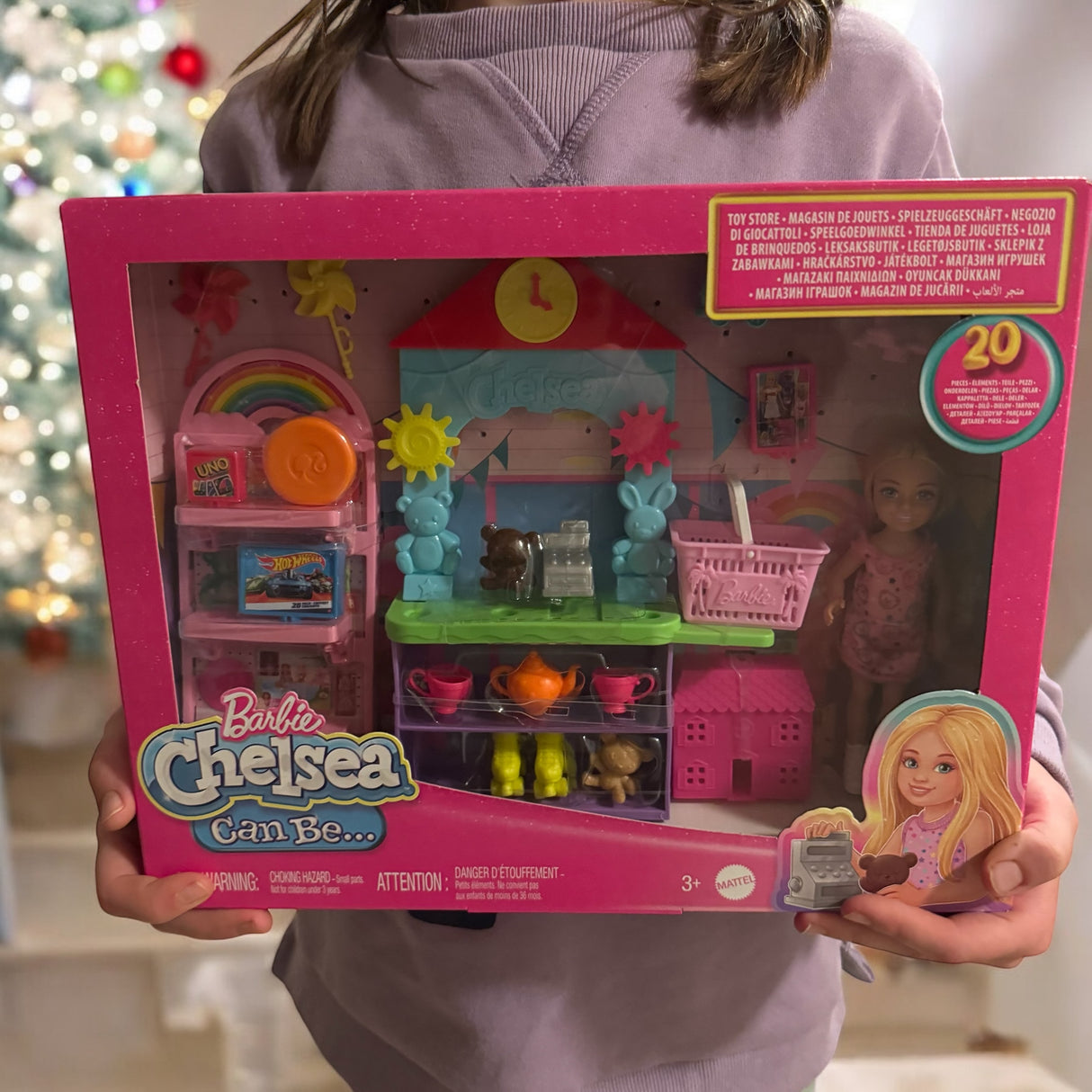 Barbie legetøjs butik med 21 dele (31x28 cm)