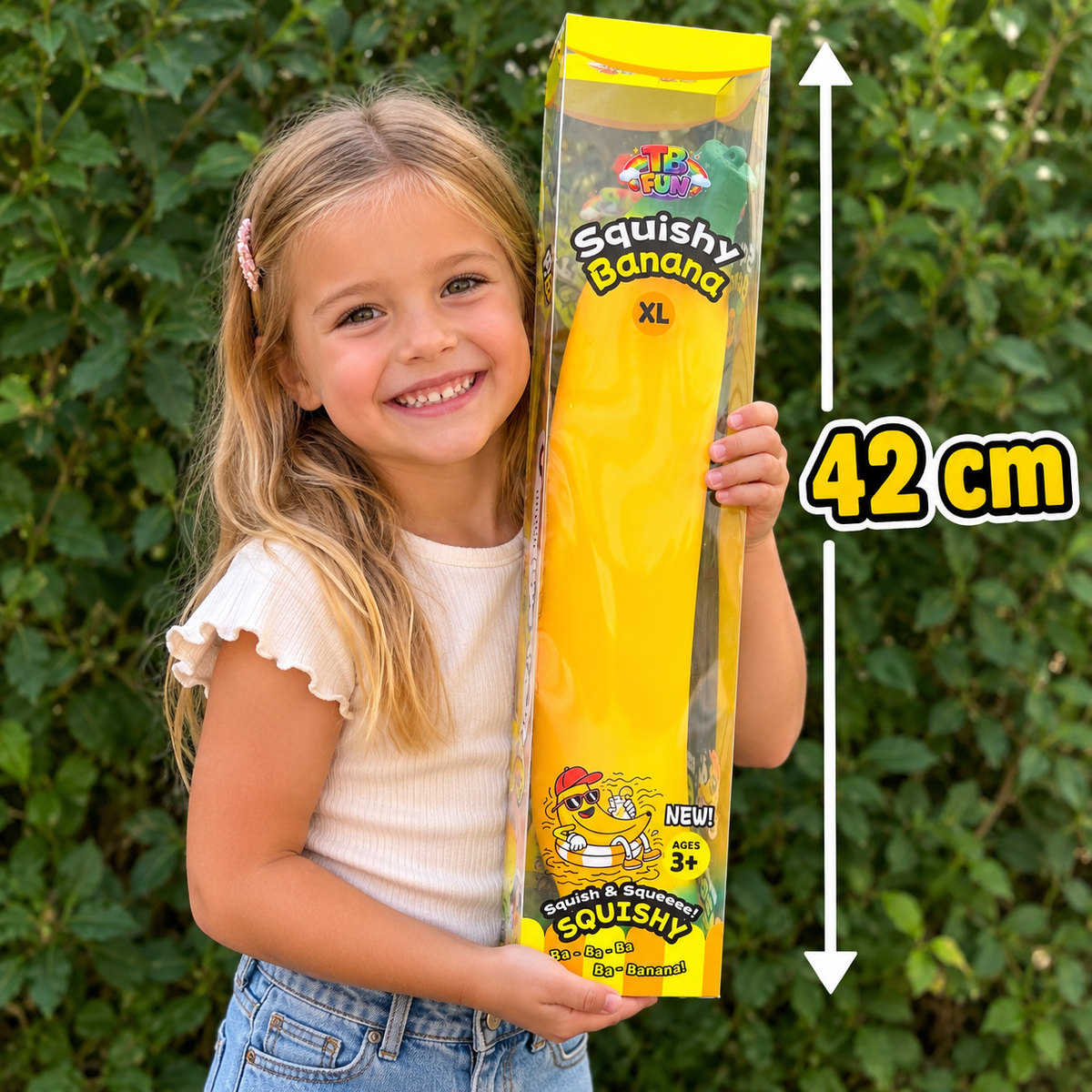 Giant banana Squishy 42 cm