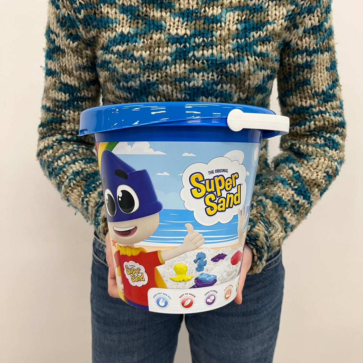 SUPER SAND KINETIC SANDFORMER (Leveres i blå eller grøn)