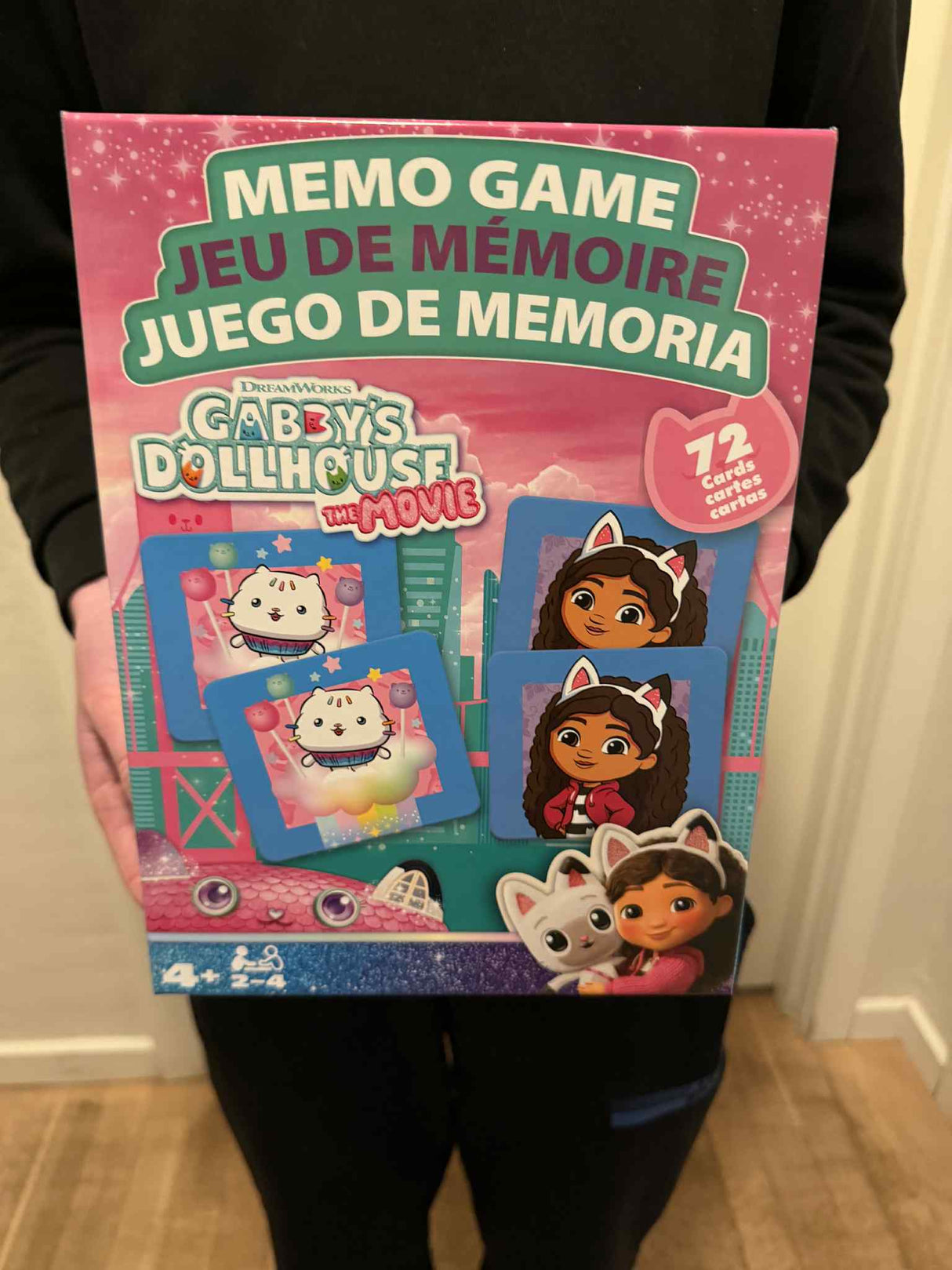 Gabbys dukkehus vendespil med 72 brikker