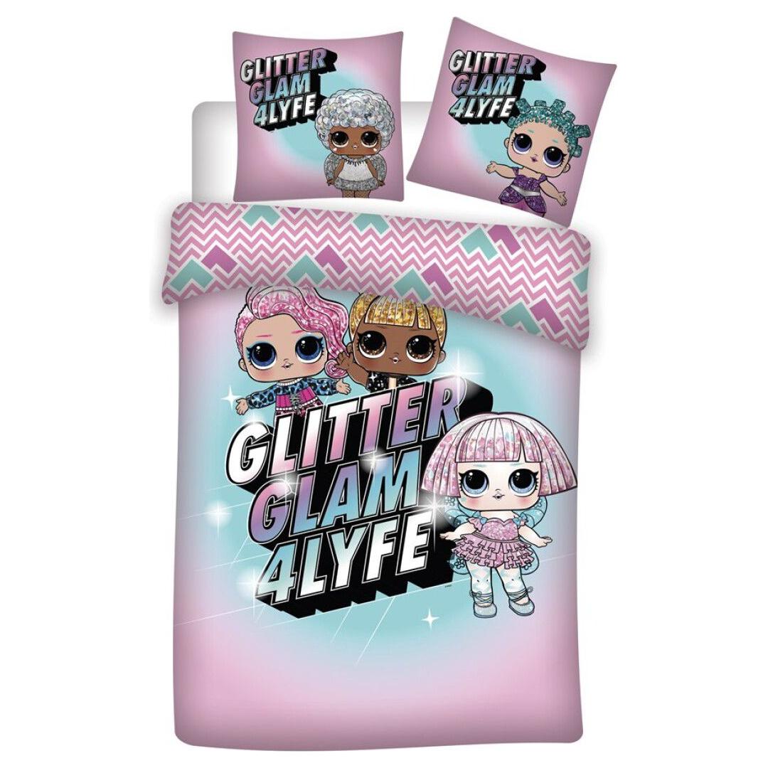 LOL Glitter glam 4Lyfe senior sengesæt 100% bomuld