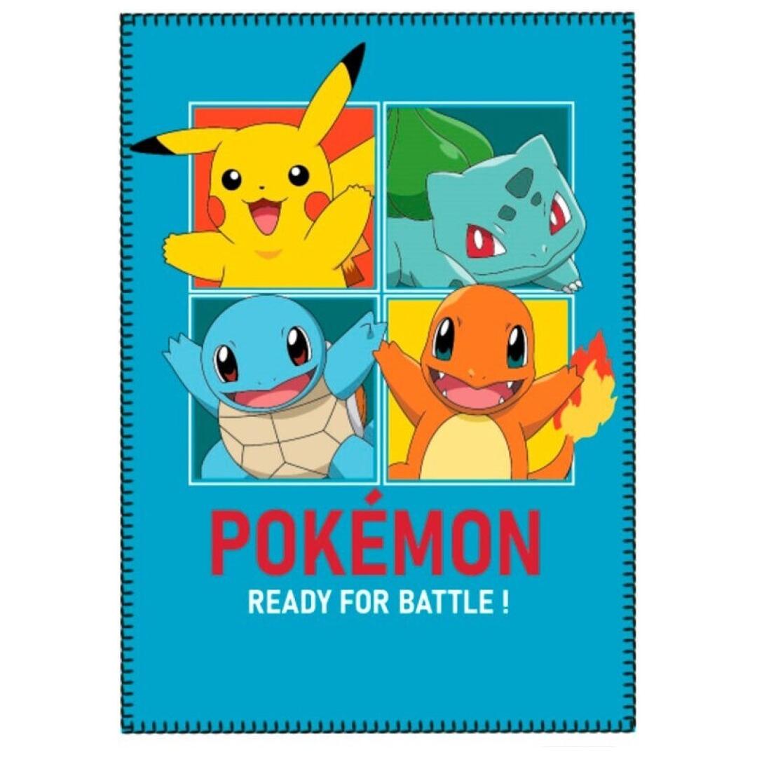 Pokemon fleecetæppe 100x140 cm