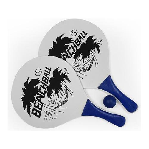 Strandtennis - 2 bat af træ samt bold