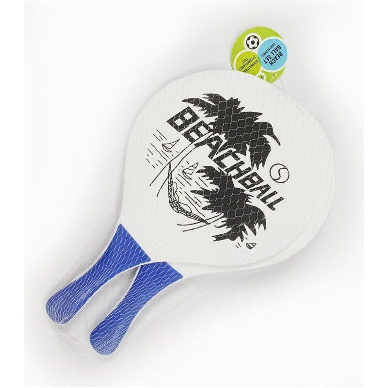 Strandtennis - 2 bat af træ samt bold