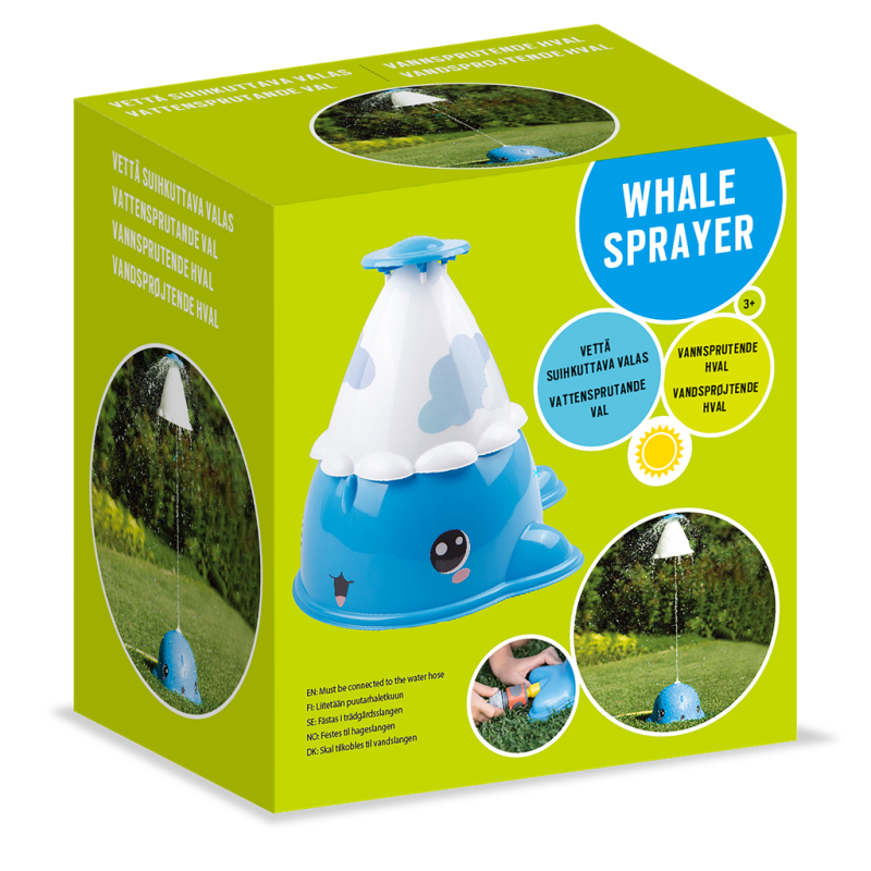 Happy Summer Vandsprøjtende Hval