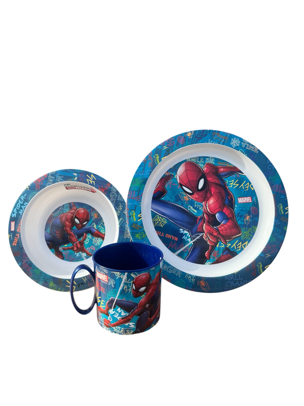 Spiderman 3-delt spisesæt