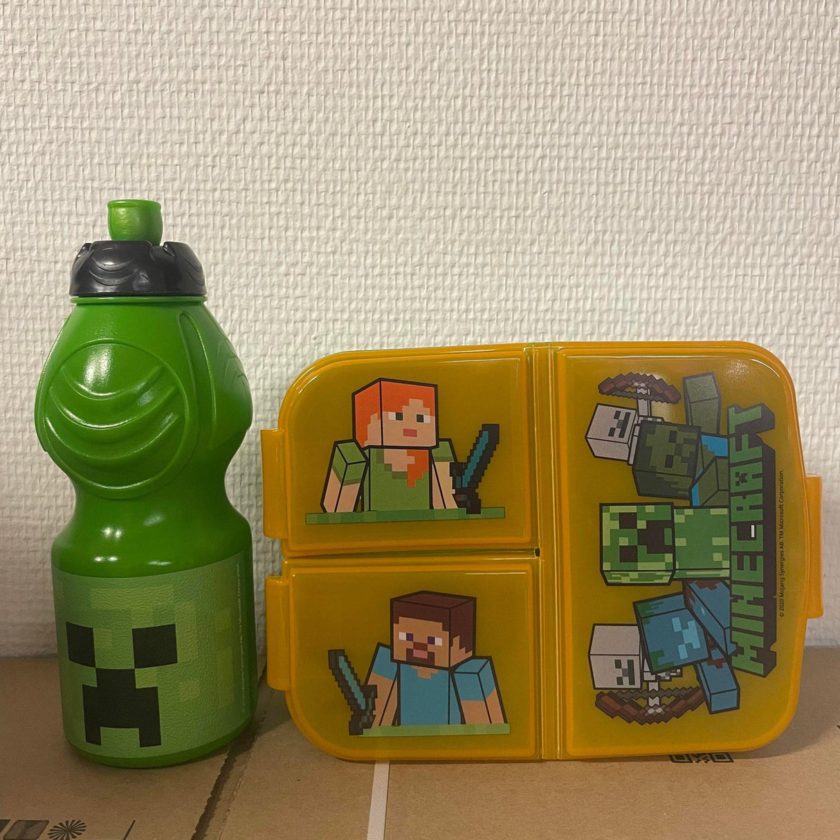 Minecraft premium sæt madkasse/drikkedunk