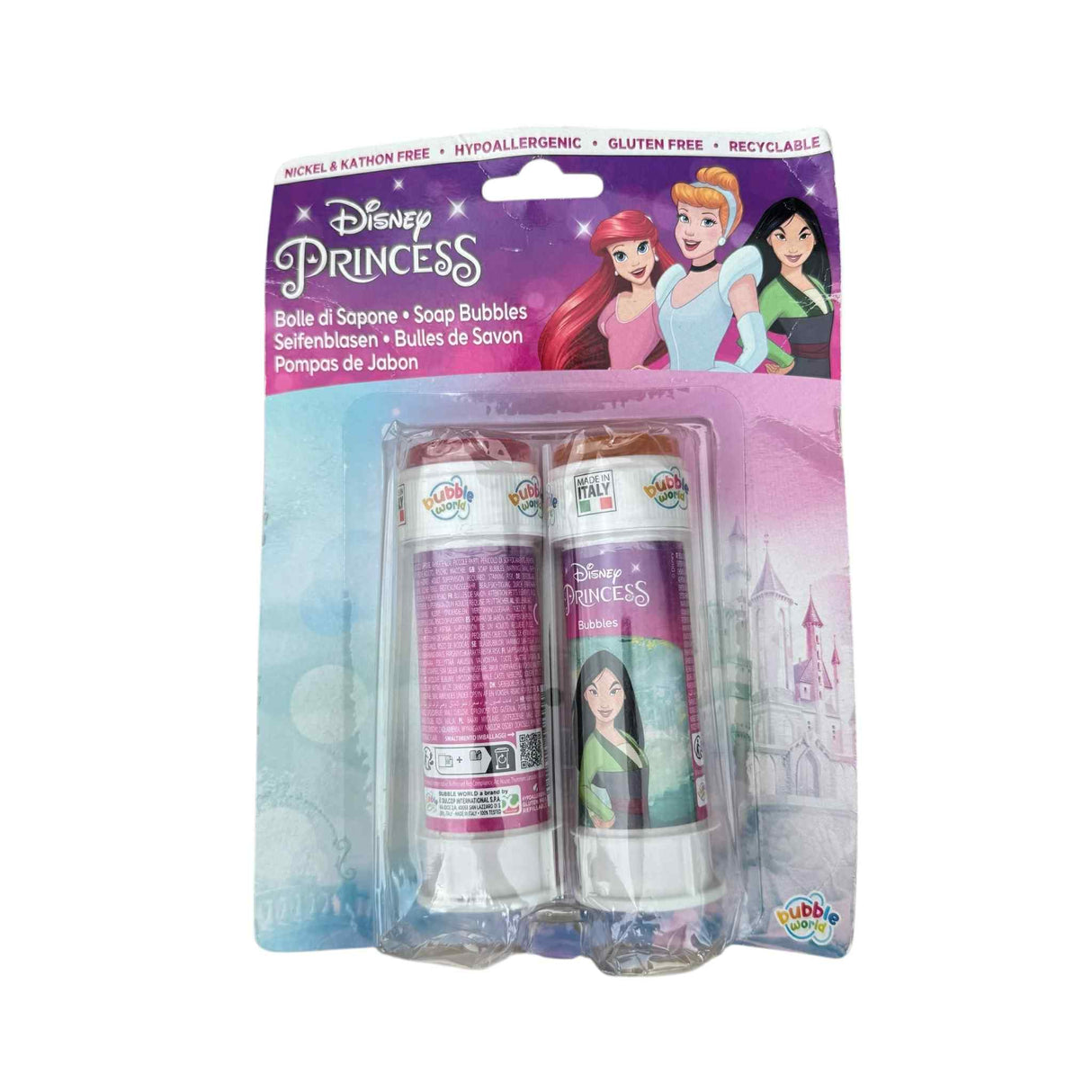 Disney princess sæbebobler 2 pack