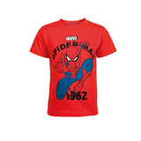 Spiderman t-shirt rød eller sort (2 - 8 år)