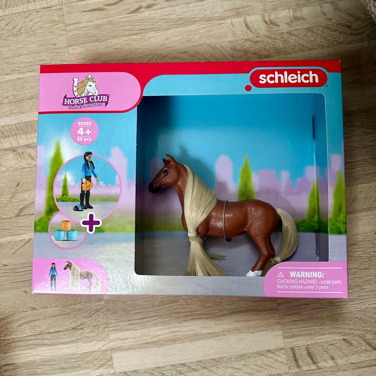 Schleich hest med rytter - Kim og Caramelo