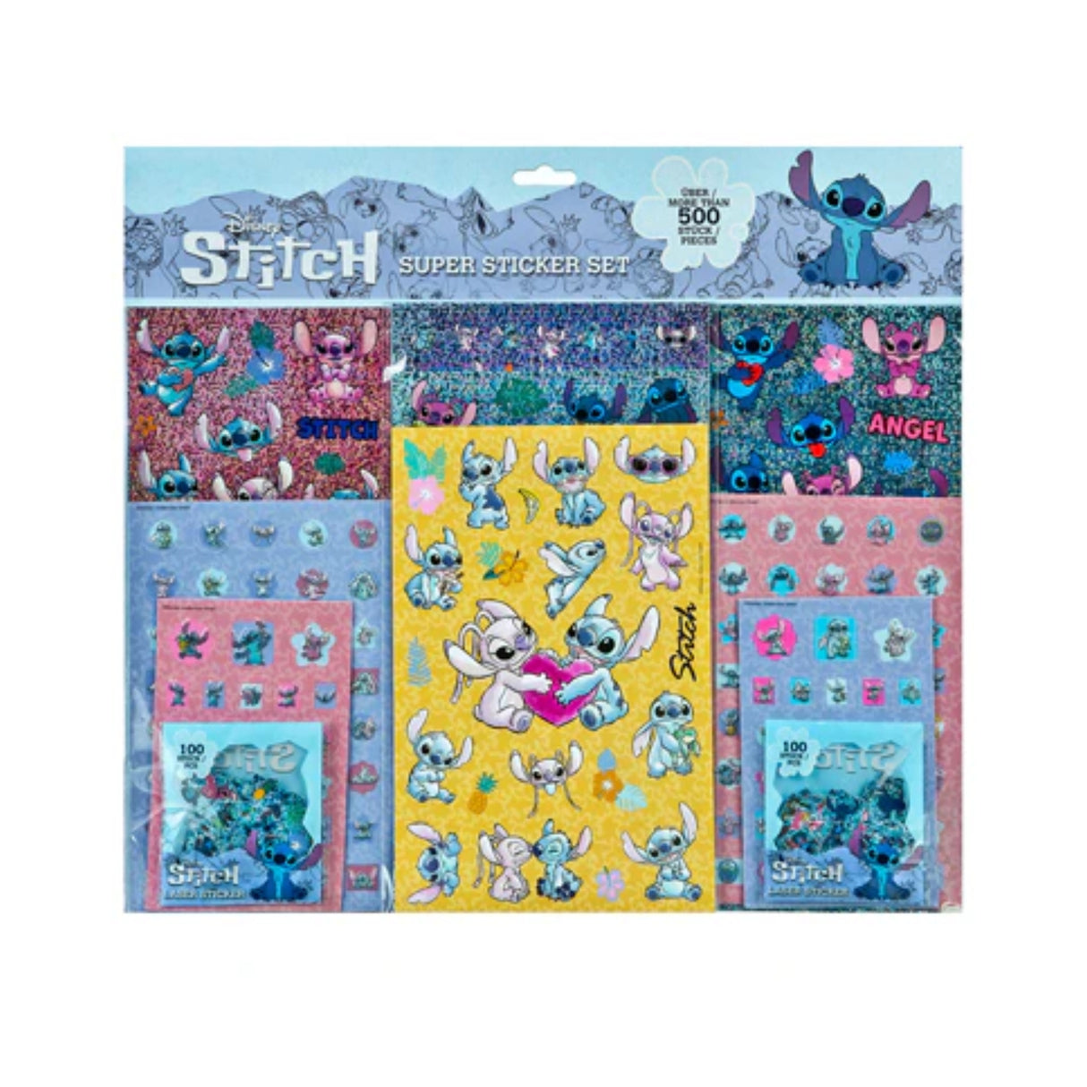 Lilo & Stitch klistermærker 500 stk