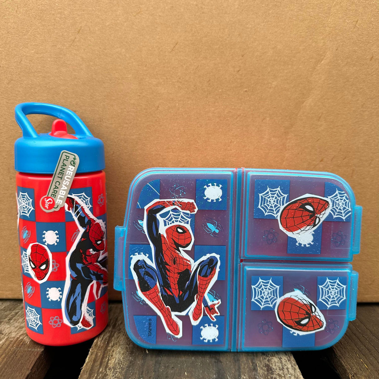 Spiderman premium startersæt madkasse/drikkedunk
