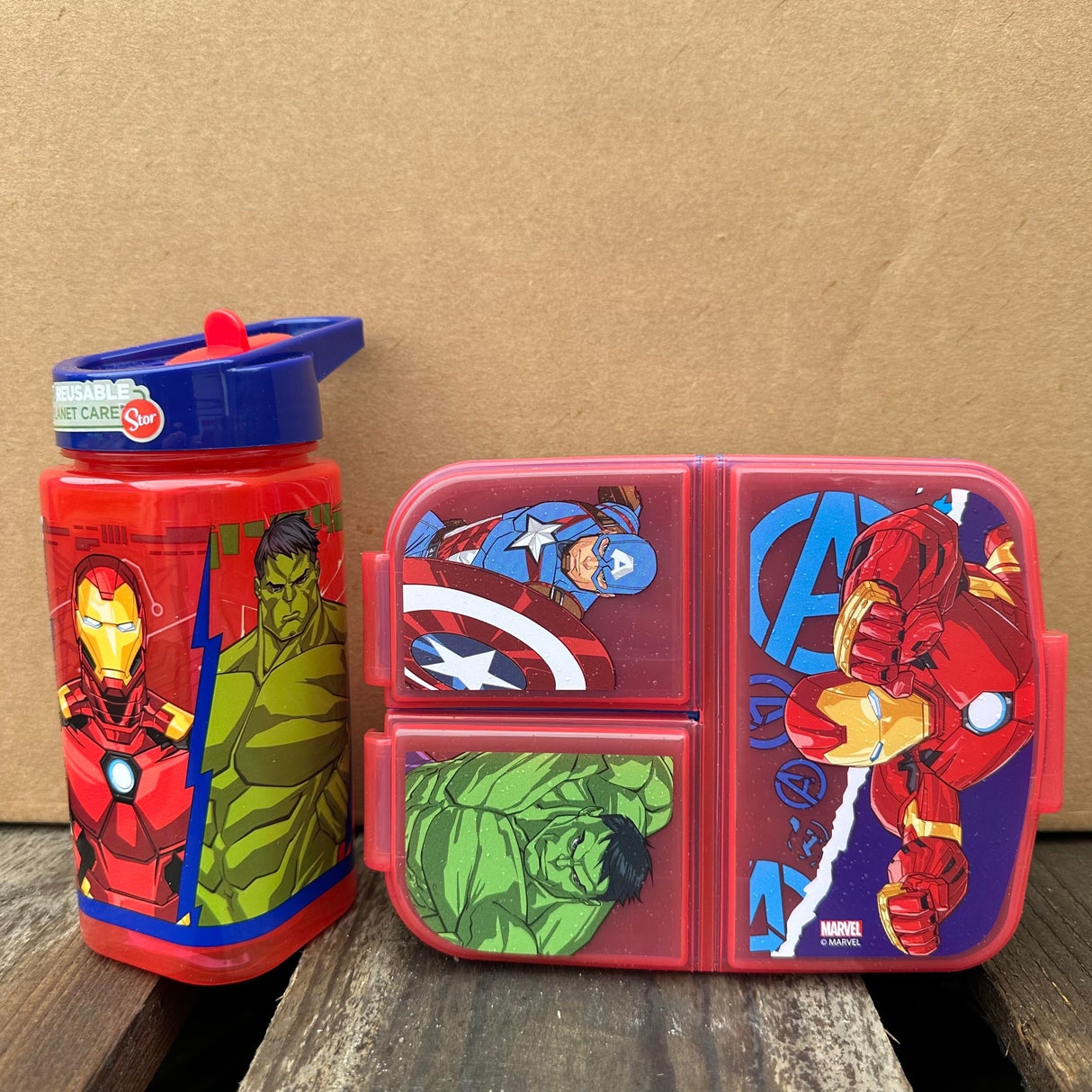 Avengers Premium startersæt madkasse/drikkedunk