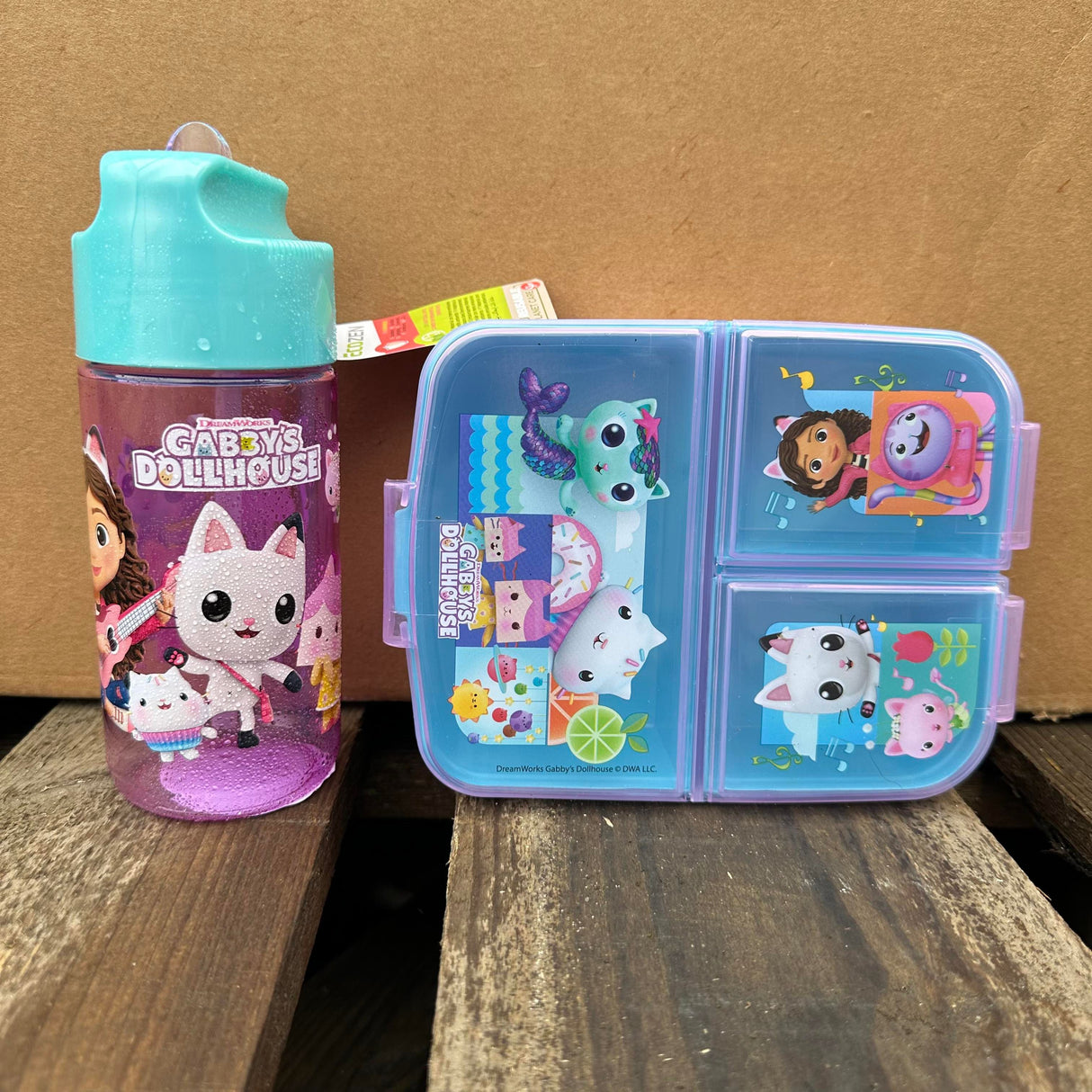 Gabbys Dukkehus Premium startersæt madkasse/drikkedunk