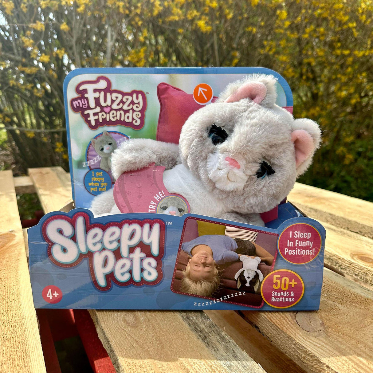 My Fuzzy Friends - Winks den sovende kat +50 lyde/reaktioner