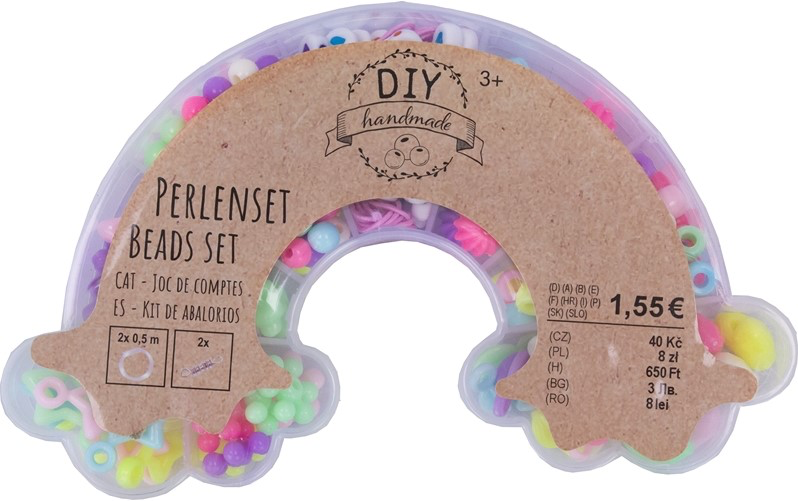 Diy rainbow perle sæt