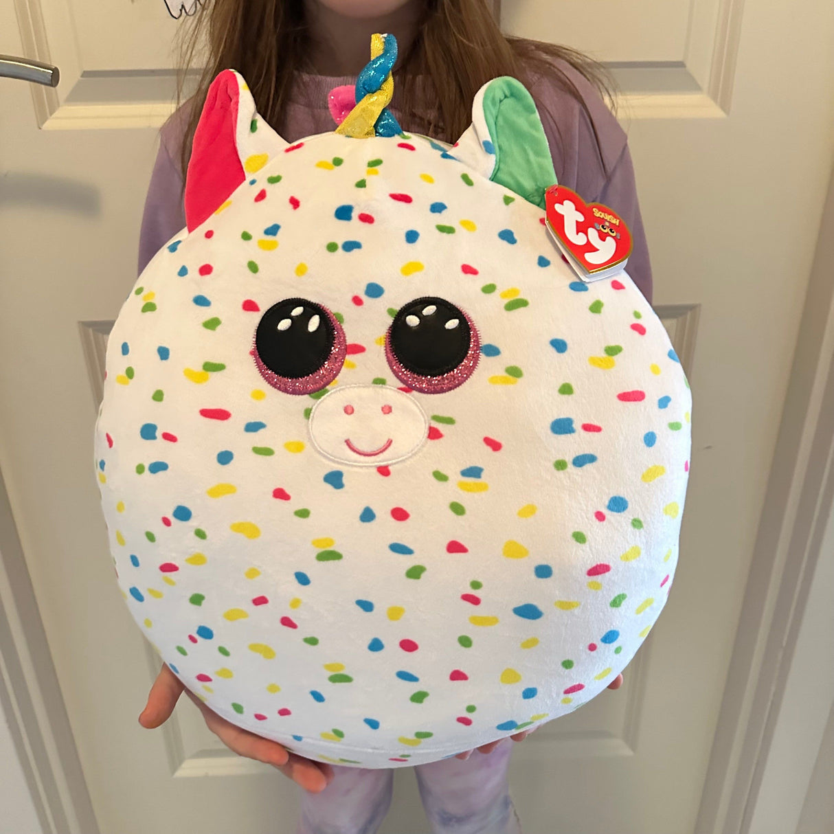 TY squishy Christmas unicorn