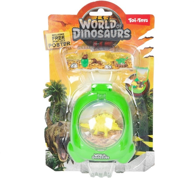 Dinosaur rygsæk med dino/landskab