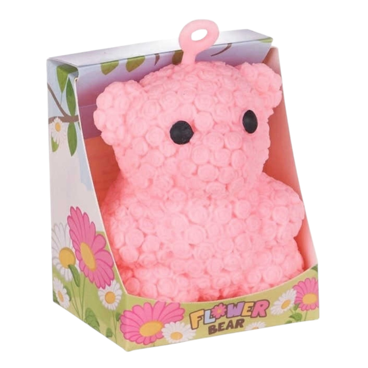 Squishy blomster bamse 10 cm