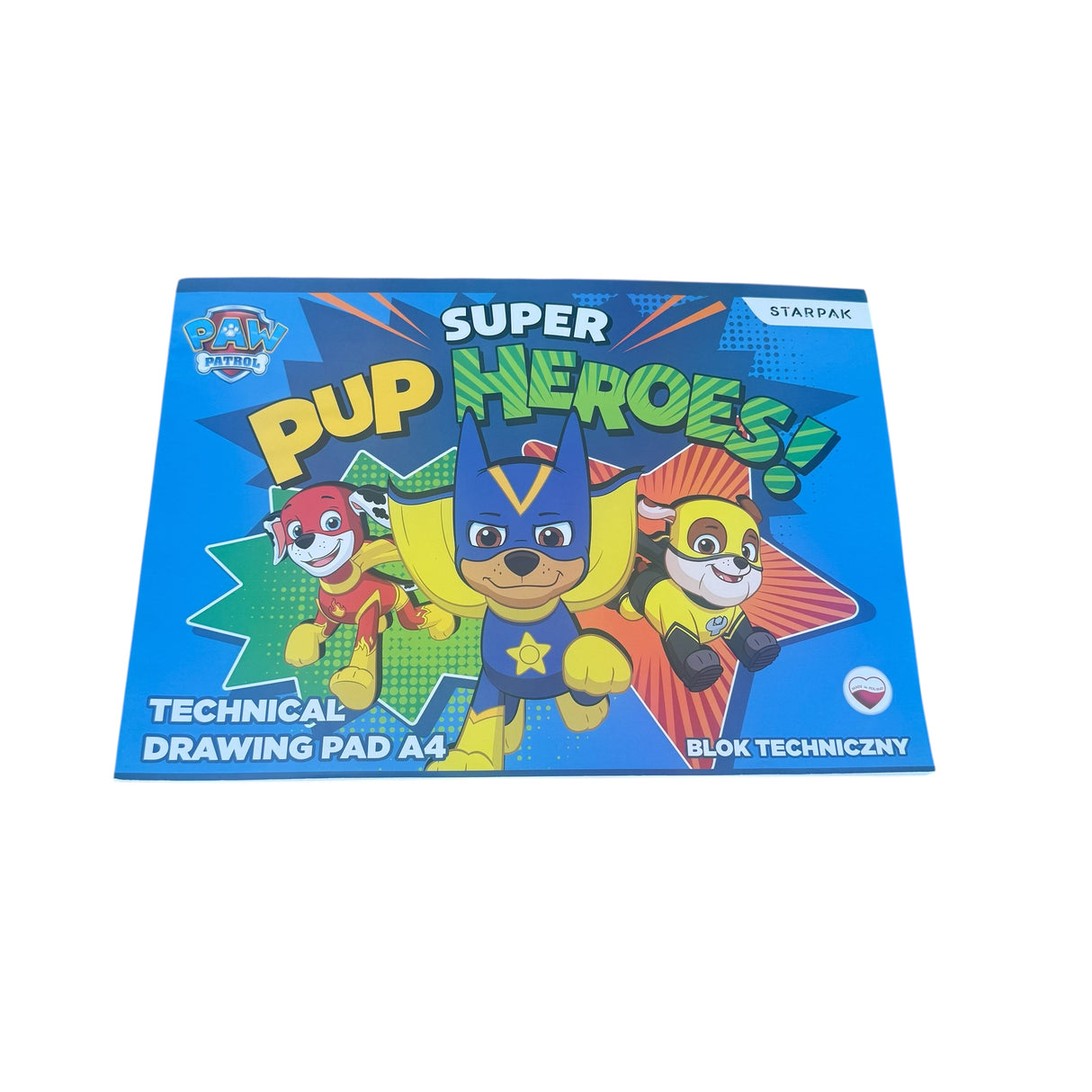 Paw patrol tegneblok med mange sider