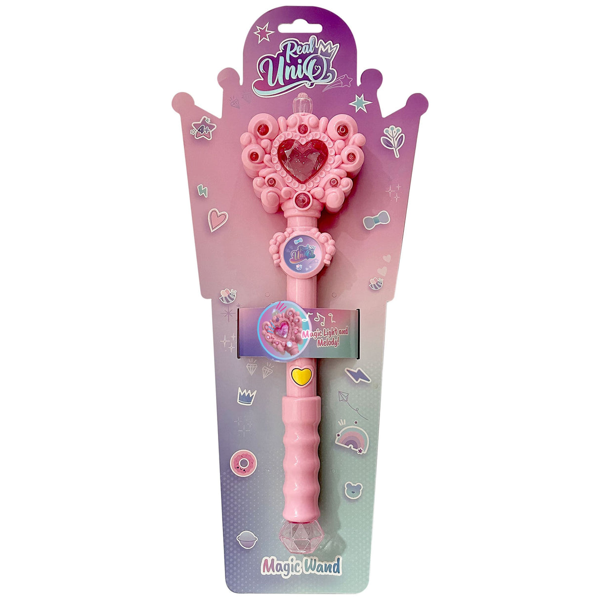 Real UniQ Magiske tryllestav (Med lys og lyd)