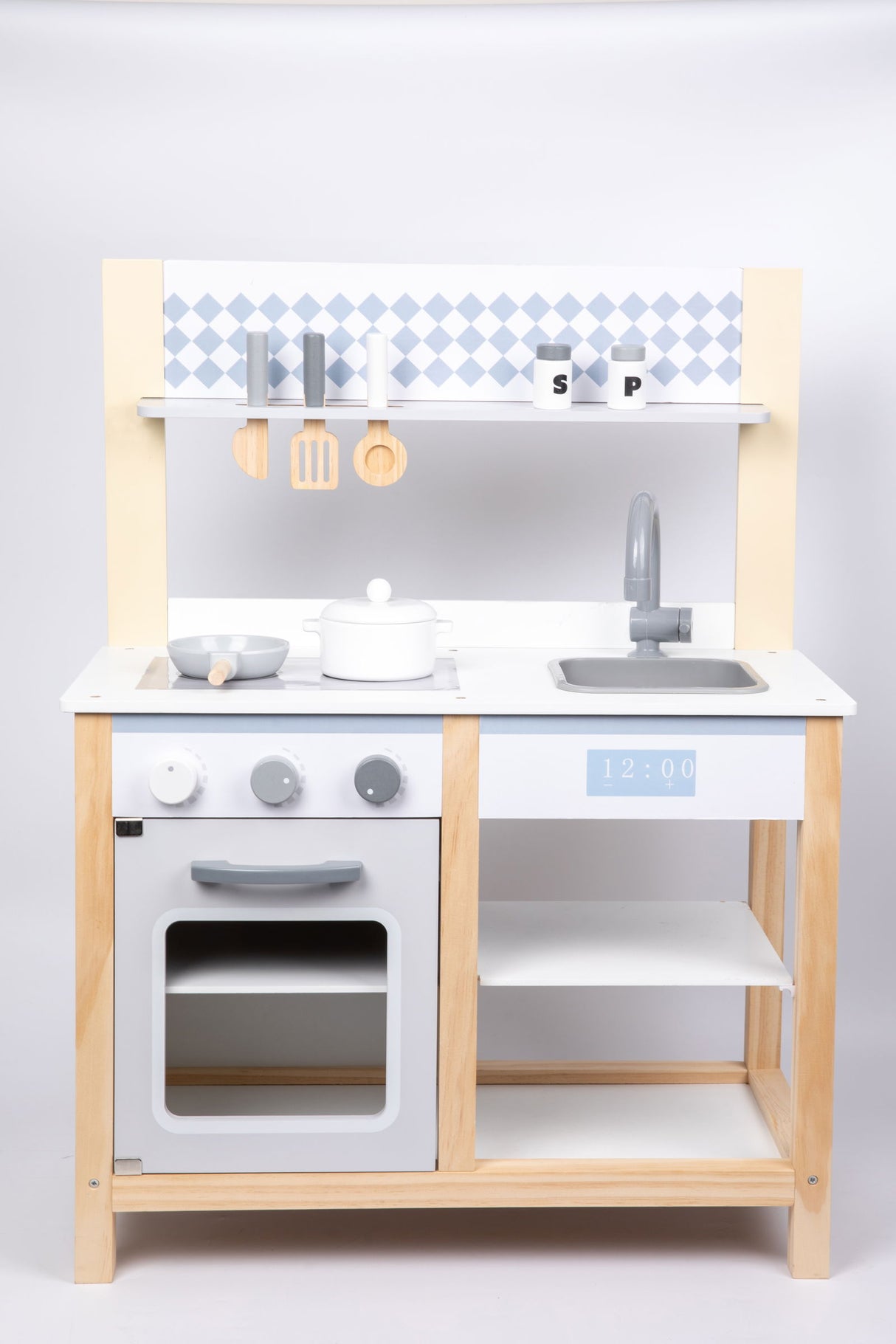 Rengøringsvogn med flere dele