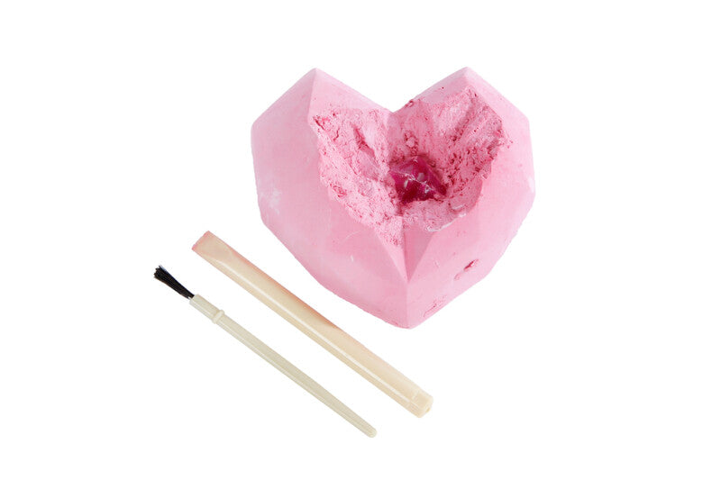 Skær Diamanter ud af et Glamourhjerte 7 cm