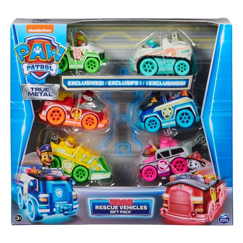 Paw Patrol True Metal Gift Pack - Neon