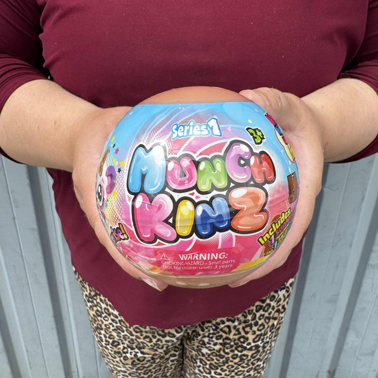 Munch Kinz surprise ball med bamse